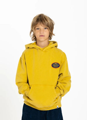 Hundred Pieces - Pat Outdoor Organischer Baumwoll-Sweatshirt | Senfgelb