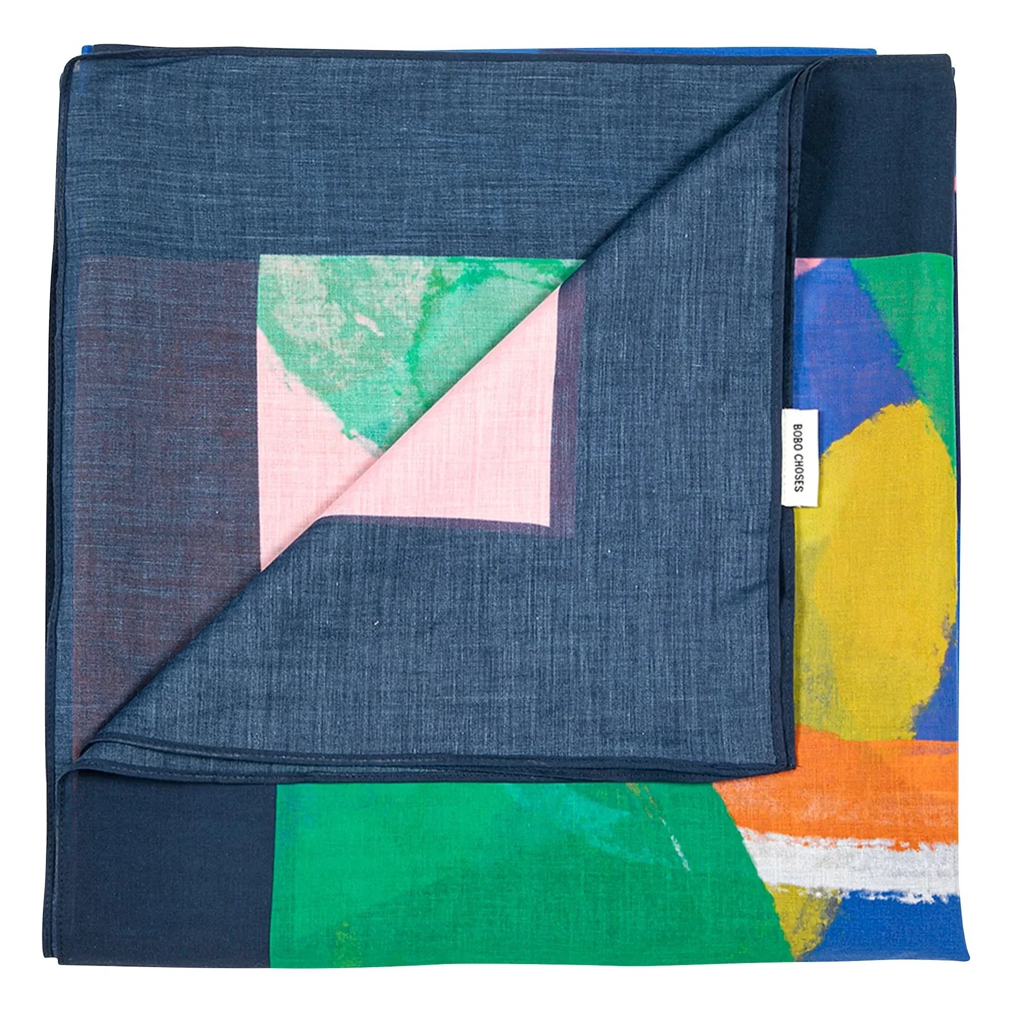 Bobo Choses - Blooming Color Recycelte Baumwolle Sarong | Blau