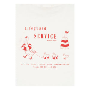 Konges Sløjd - Era Duck T-Shirt aus Bio-Baumwolle | Weiß