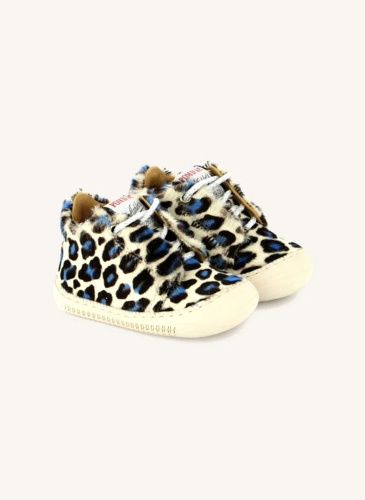 Pom d'Api - Yaka Speed Leopard Sneakers | Beyaz