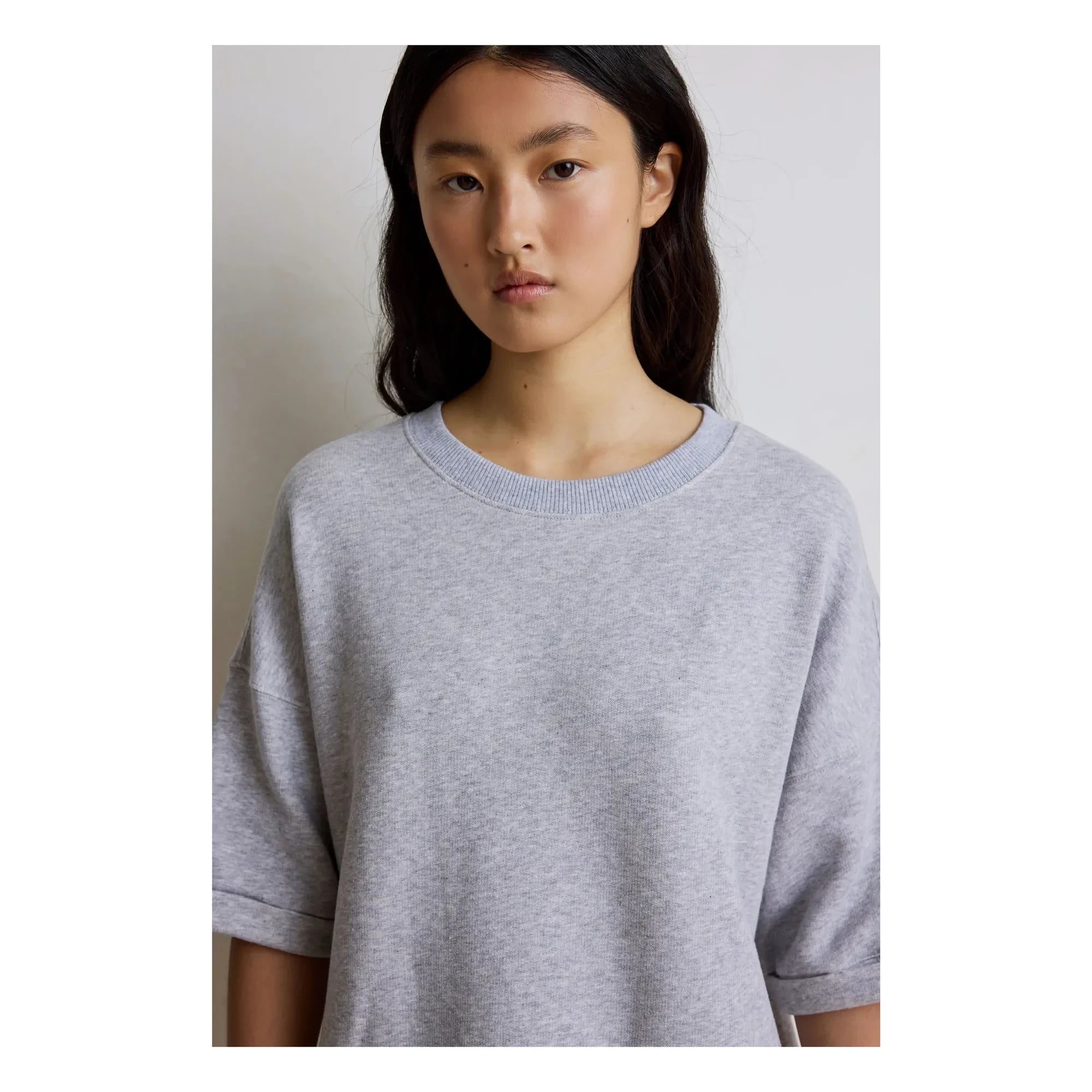 Hod - Solange Baumwoll-Sweatshirt | Grau
