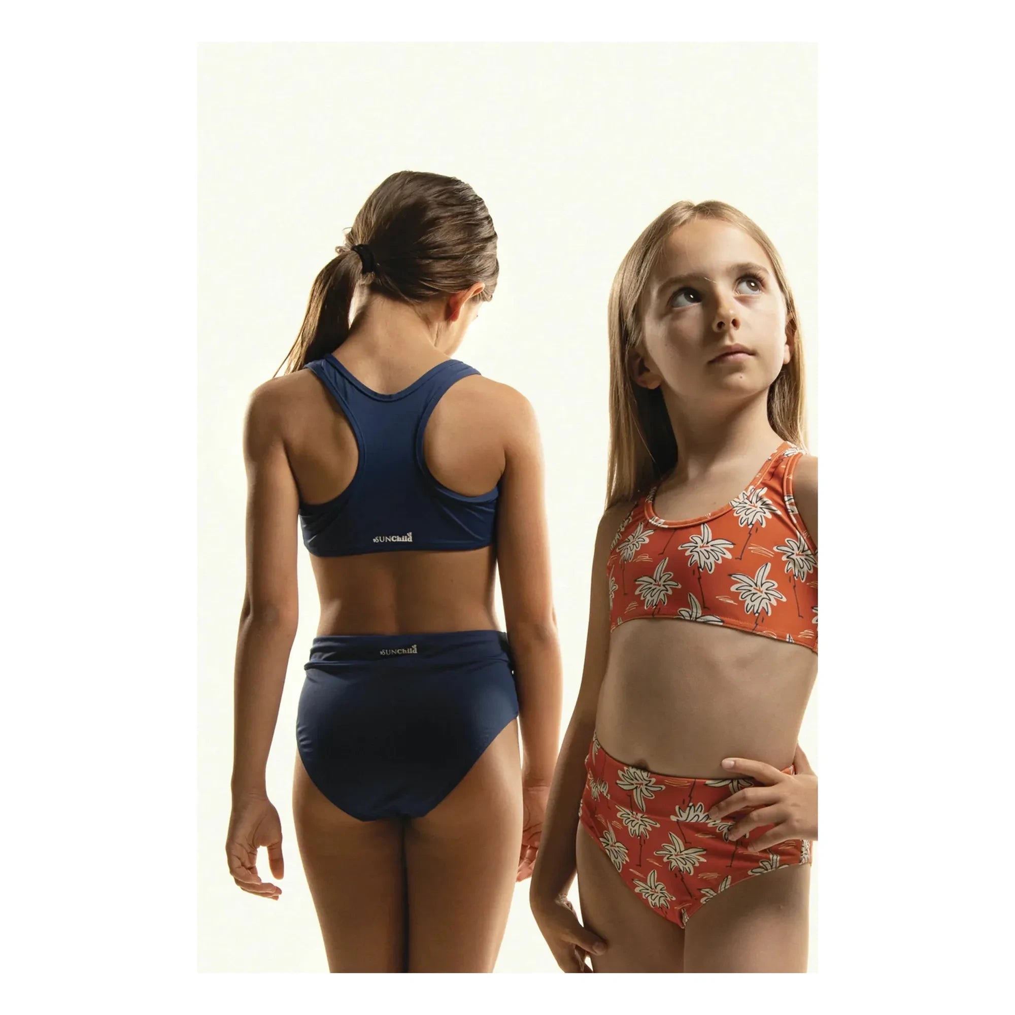 Sunchild - Luisa Retro Palm Badeanzug | Orange