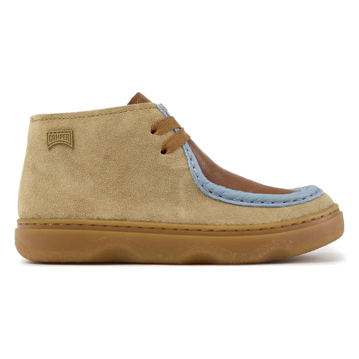 Camper - Kiddo Colorblock Schnürstiefel | Hellbraun
