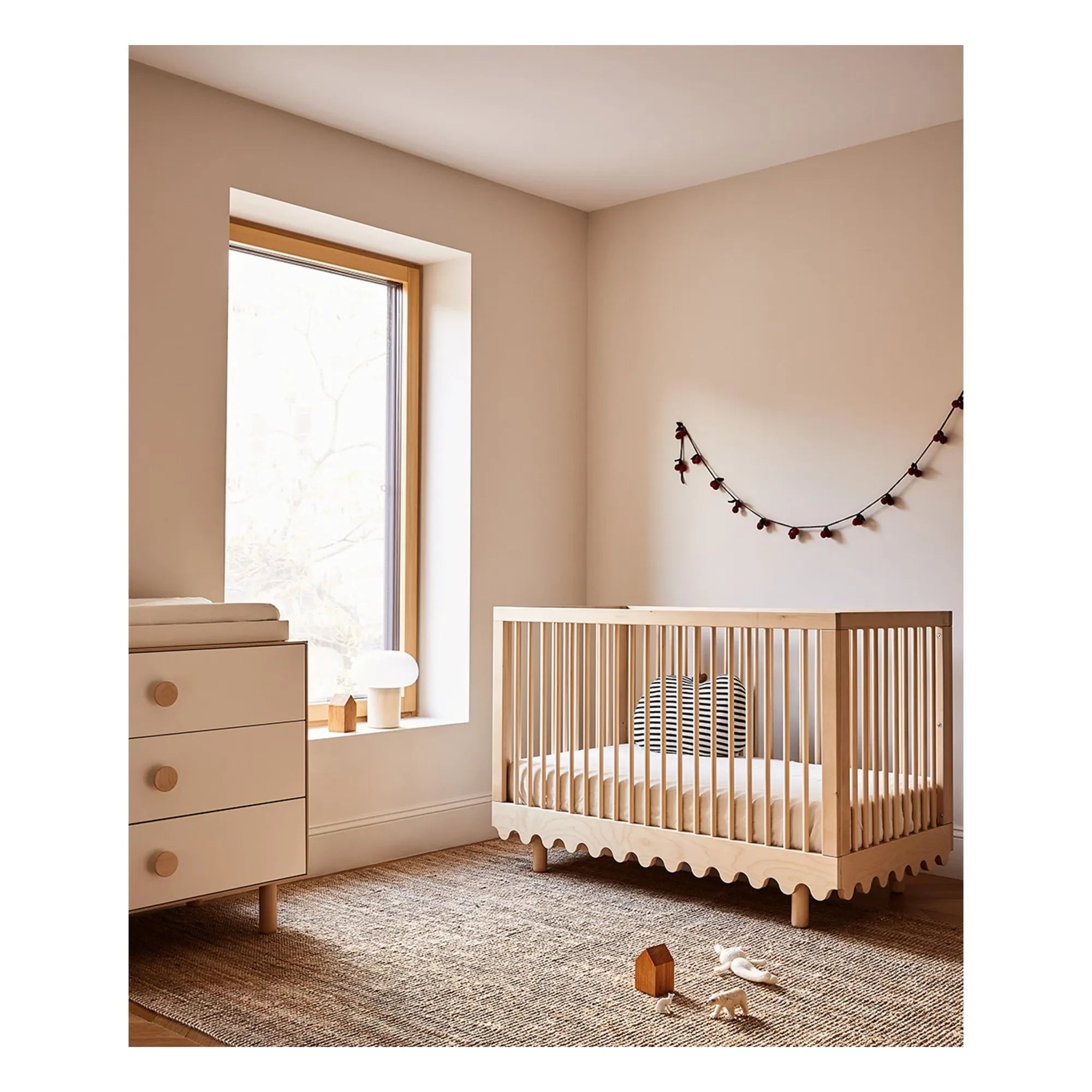 Oeuf NYC - Moss Lamellenrost-Bett | Beige