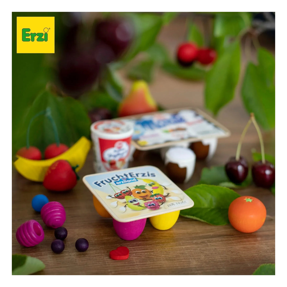 Erzi - 4er Set Fruchtjoghurts
