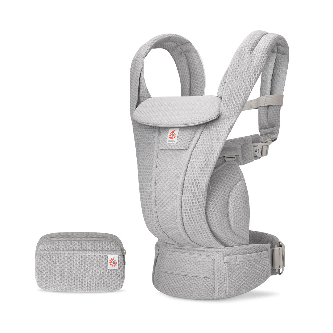 Ergobaby Omni Deluxe Mesh - Pearl Grey-Baby Carriers-Pearl Grey- | Natural Baby Shower