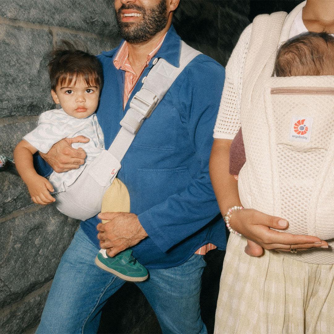 Ergobaby Upsie Sling Carrier - Pearl Grey-Baby Carriers-Pearl Grey-One Size | Natural Baby Shower