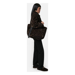 Apparis - Esti Leoparden-Tasche Recycelte Fasern | Braun