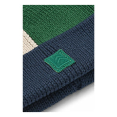 Liewood - Ezra Colorblock Mütze aus Bio-Baumwolle | Marineblau