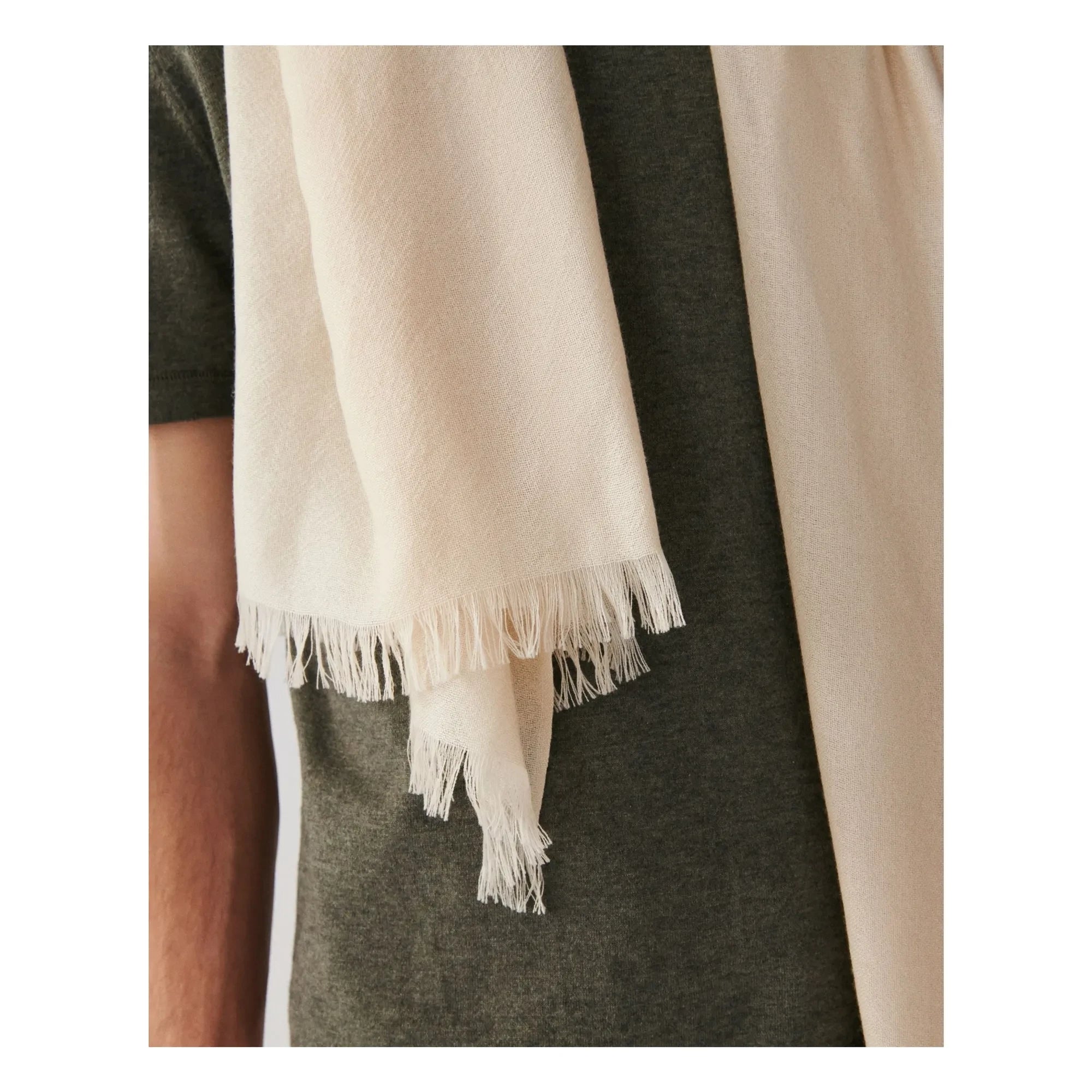 Bompard - Kaschmir-Voile-Schal | Hafer