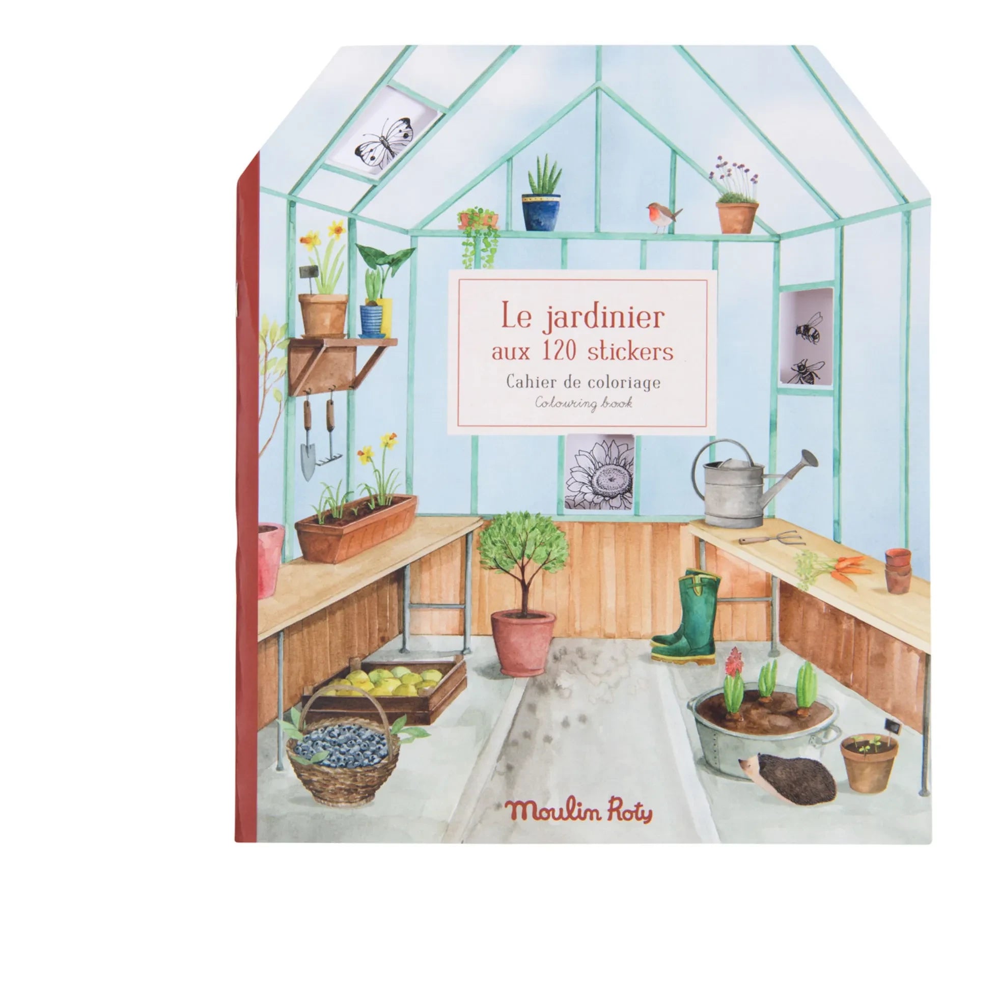 Moulin Roty - Gärtner-Stickerbuch