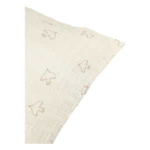 Nobodinoz - Wabi-Sabi Hoshi Birds Kissenbezug | Creme