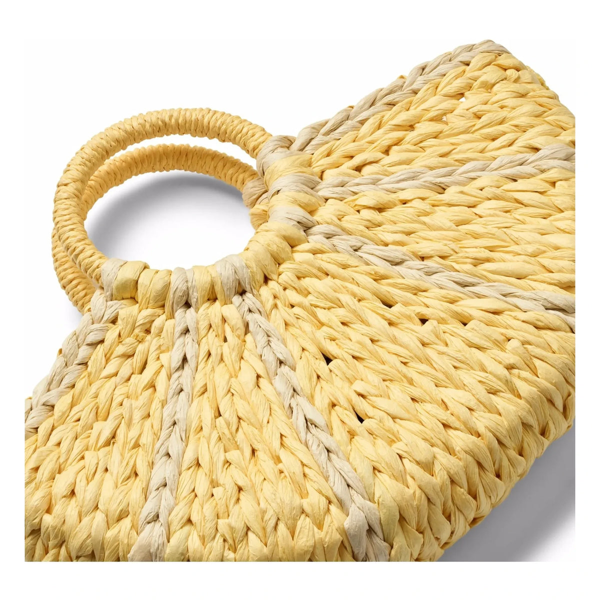 Molo - Zitronenpapier-Basttasche | Gelb