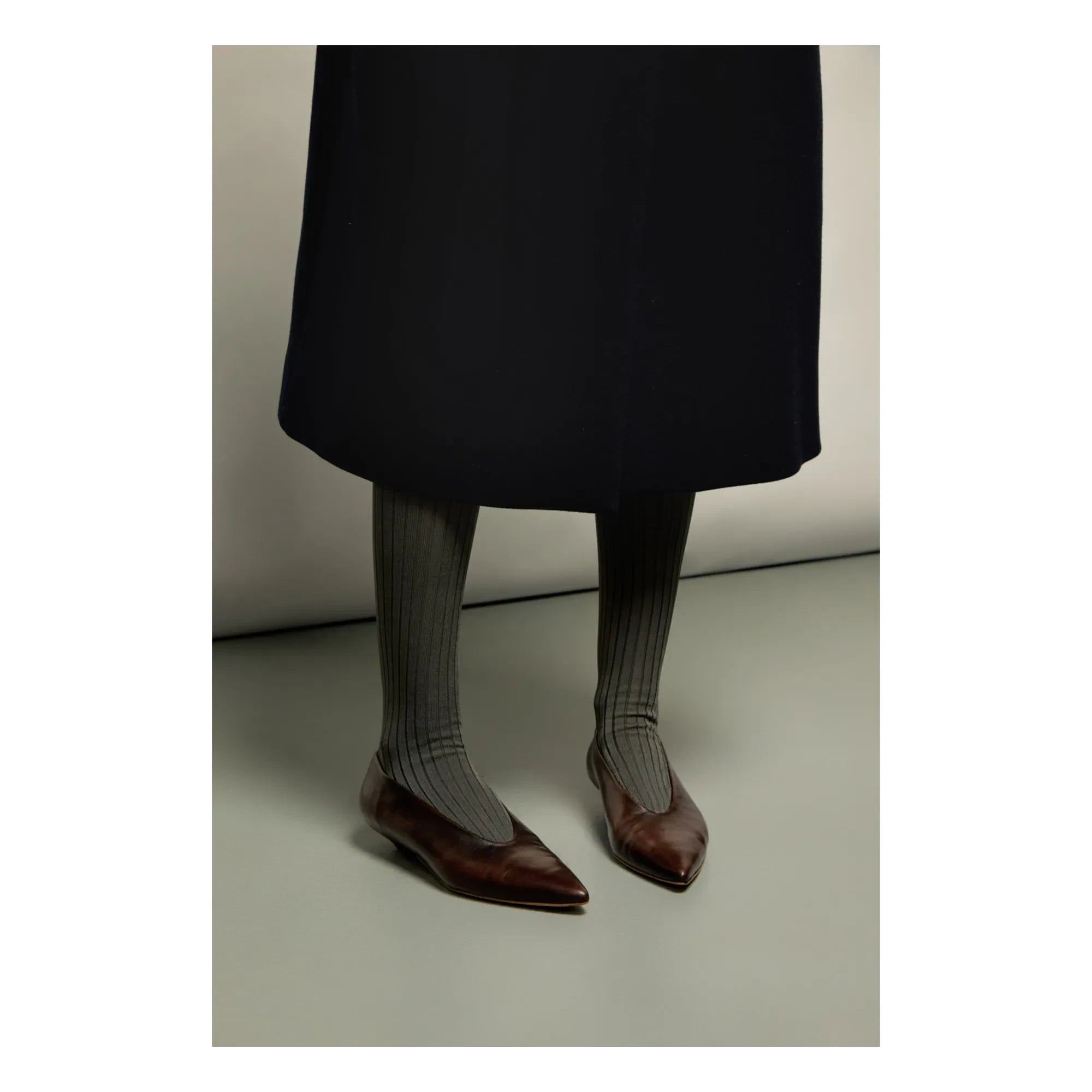 Augusta - Slingback Freya Deri | Kahverengi