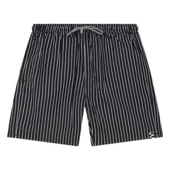 Finger in the Nose – Freeboy Gestreifte Badeshorts | Schwarz