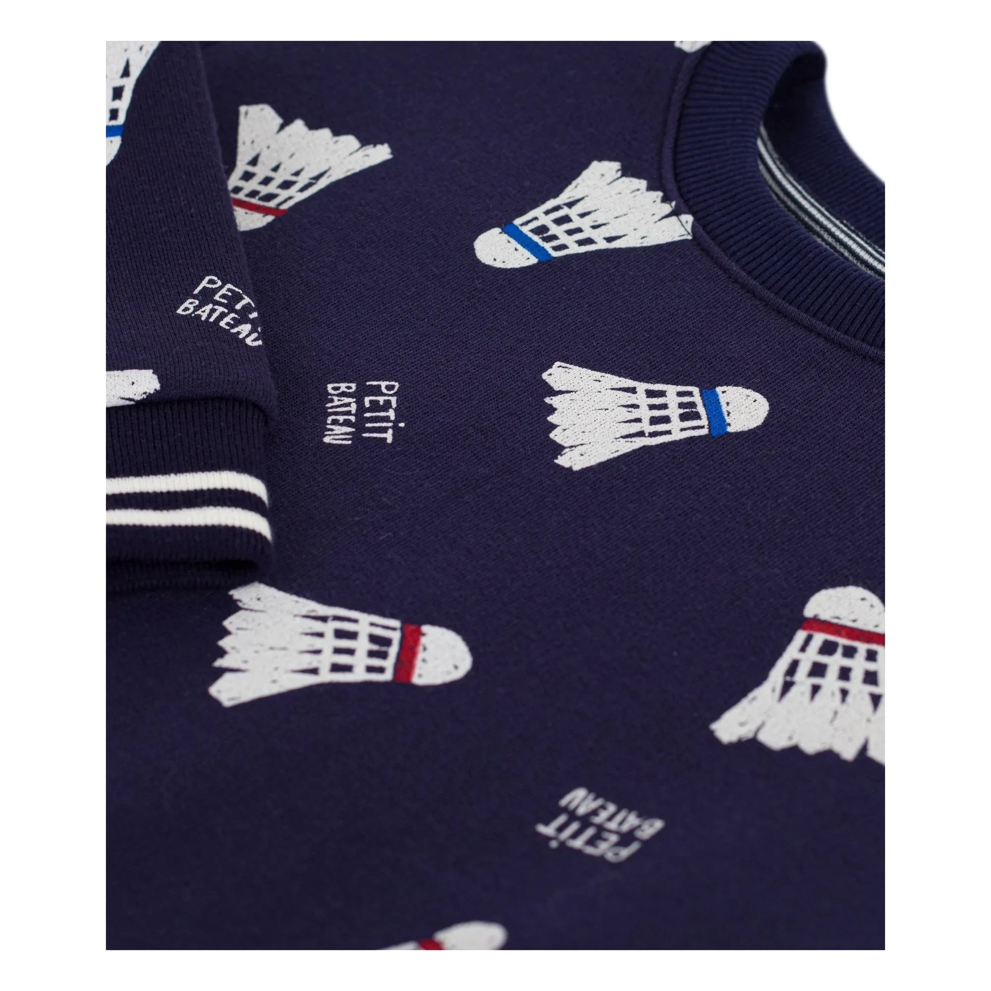 Petit Bateau – Badminton Fleece-Sweatshirt | Nachtblau