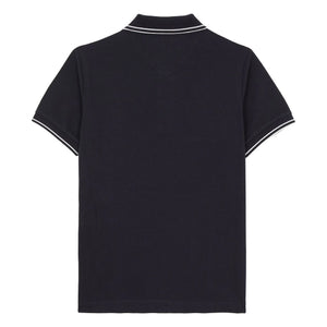 Stone Island - Marineblaues Polo-Logo