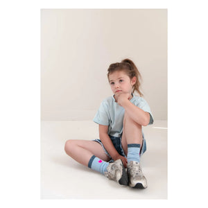 Jenest - Fancy Sport Socken aus Bio-Baumwolle | Hellblau