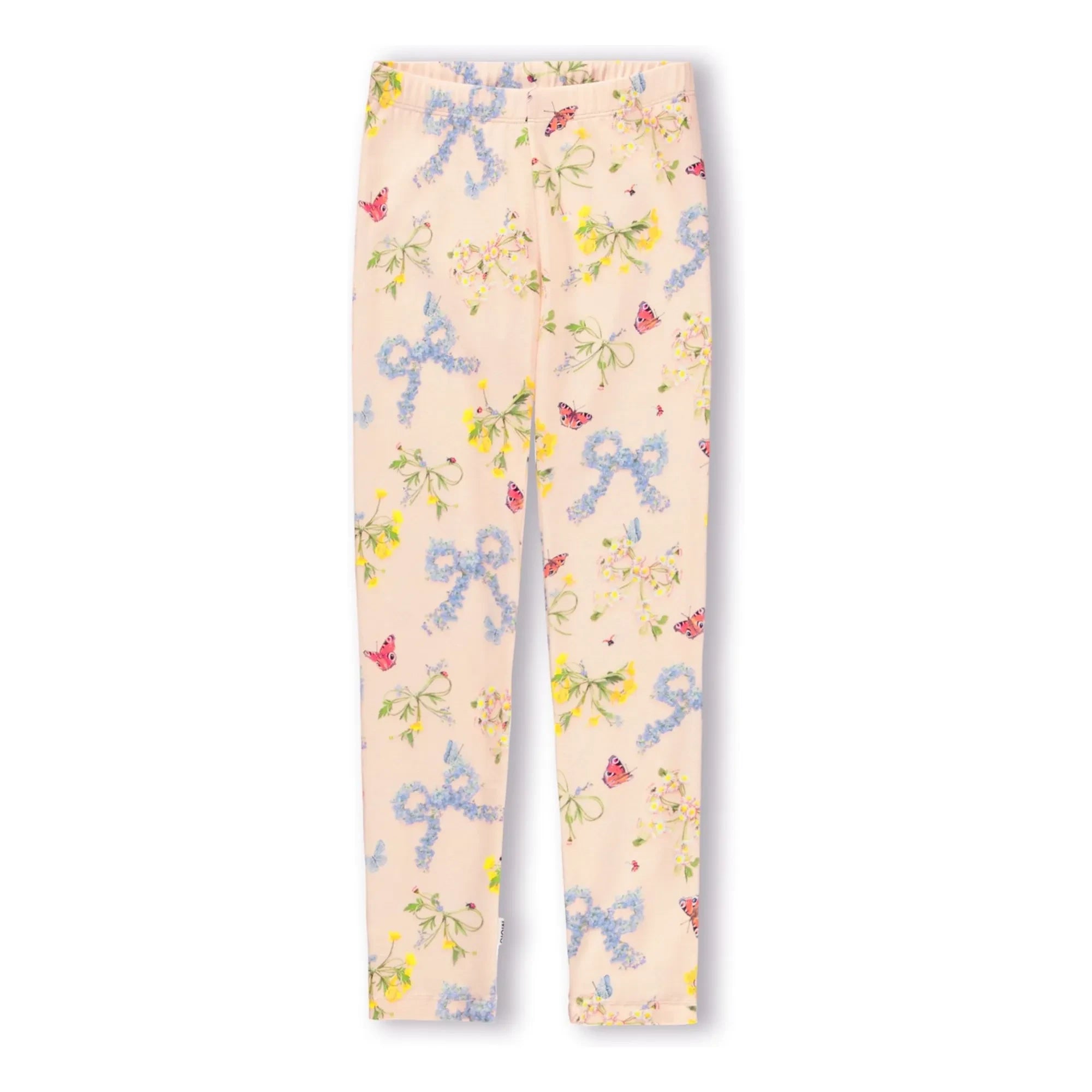Molo - Niki Leggings Bio-Baumwolle Blumen | Puderrosa