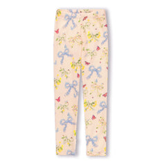 Molo - Niki Leggings Bio-Baumwolle Blumen | Puderrosa