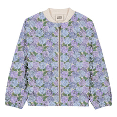 Studio Bohème - Léon Flowers Bomberjacke aus Bio-Baumwolle | Flieder