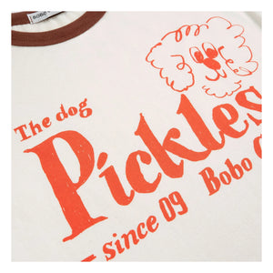 Bobo Choses - The Dog Pickles Bio-Baumwoll-T-Shirt | Weiß
