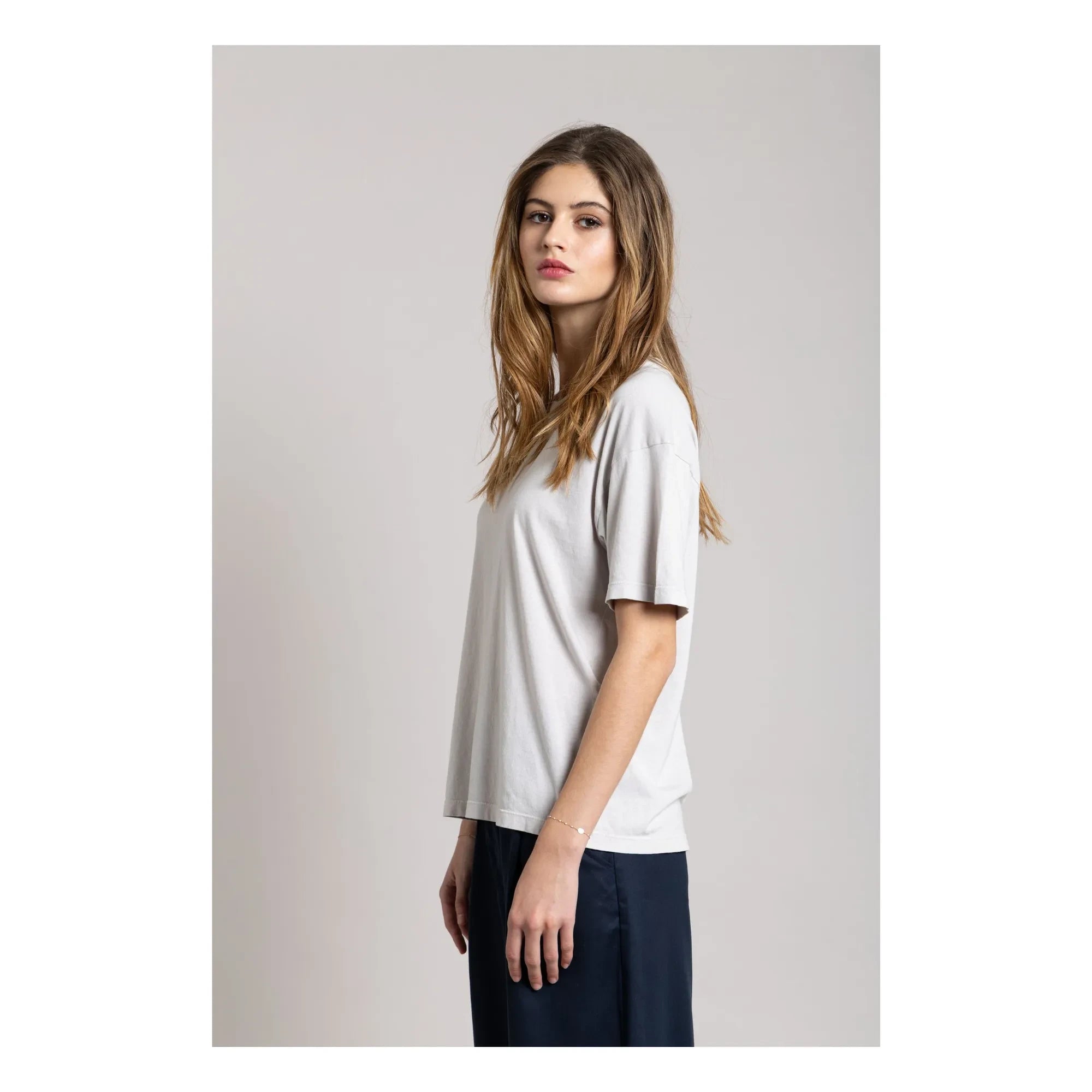 Smallable Woman - Hana Bio-Baumwoll-T-Shirt | Perlengrau