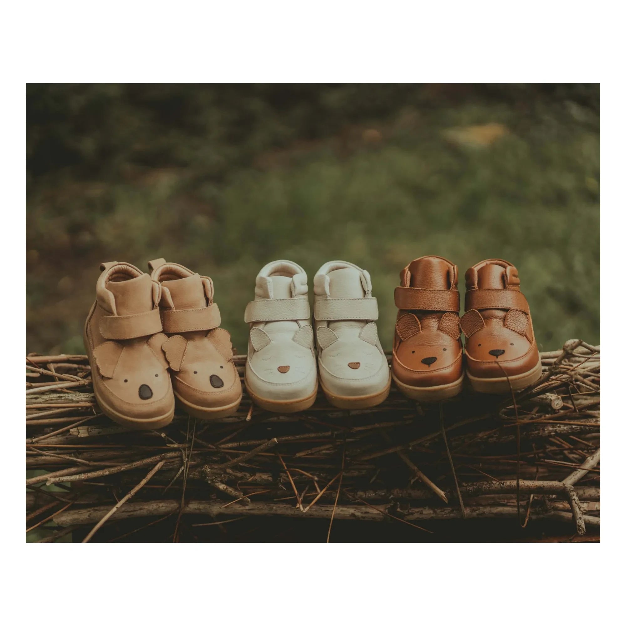 Donsje - Mika Bear Klettverschluss-Sneaker | Cognac