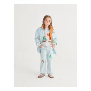 Bobo Choses - Recycelte Faser Wasserdichte Jacke | Hellblau