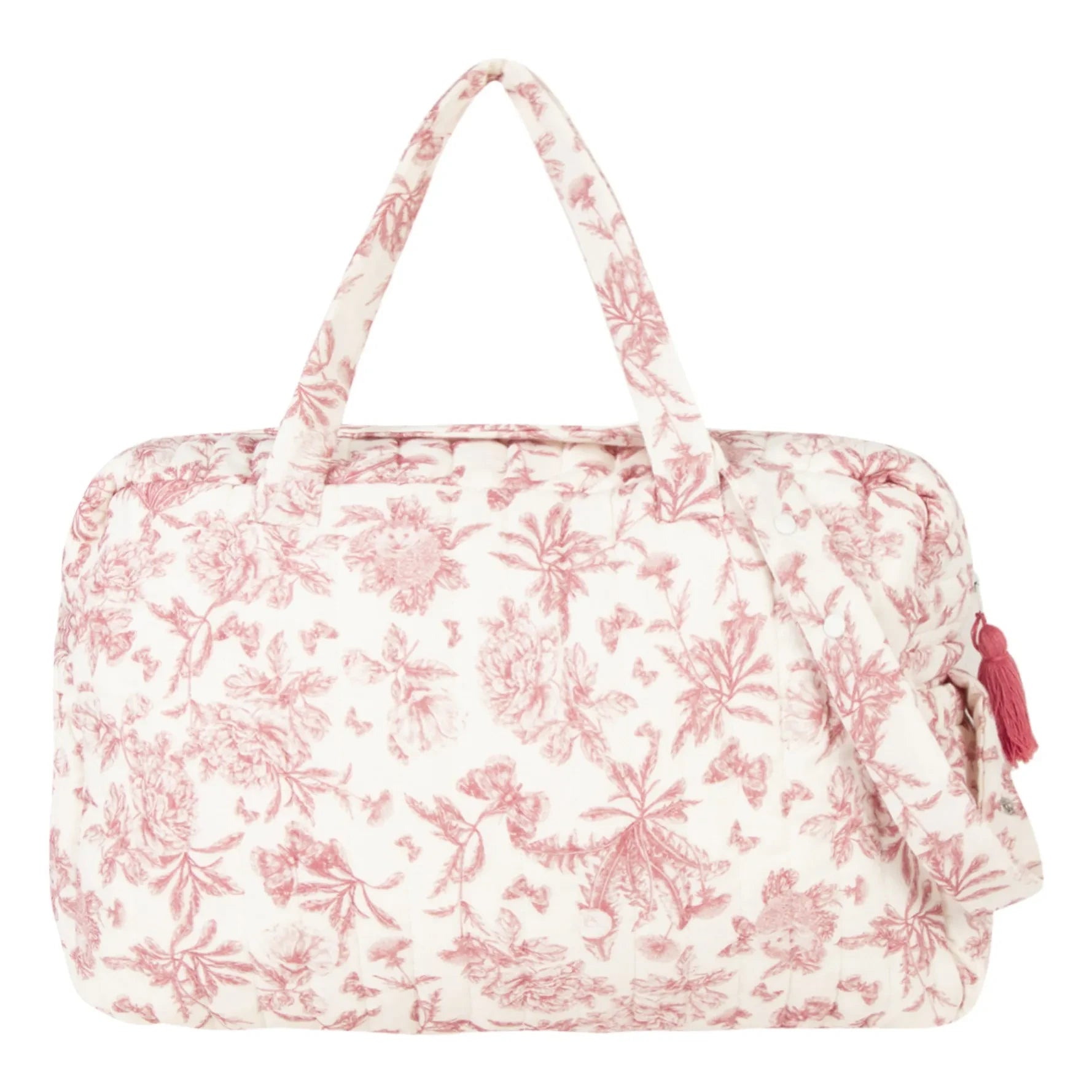 Tartine et Chocolat - Toile de Jouy Wickeltasche und Matte | Rosa