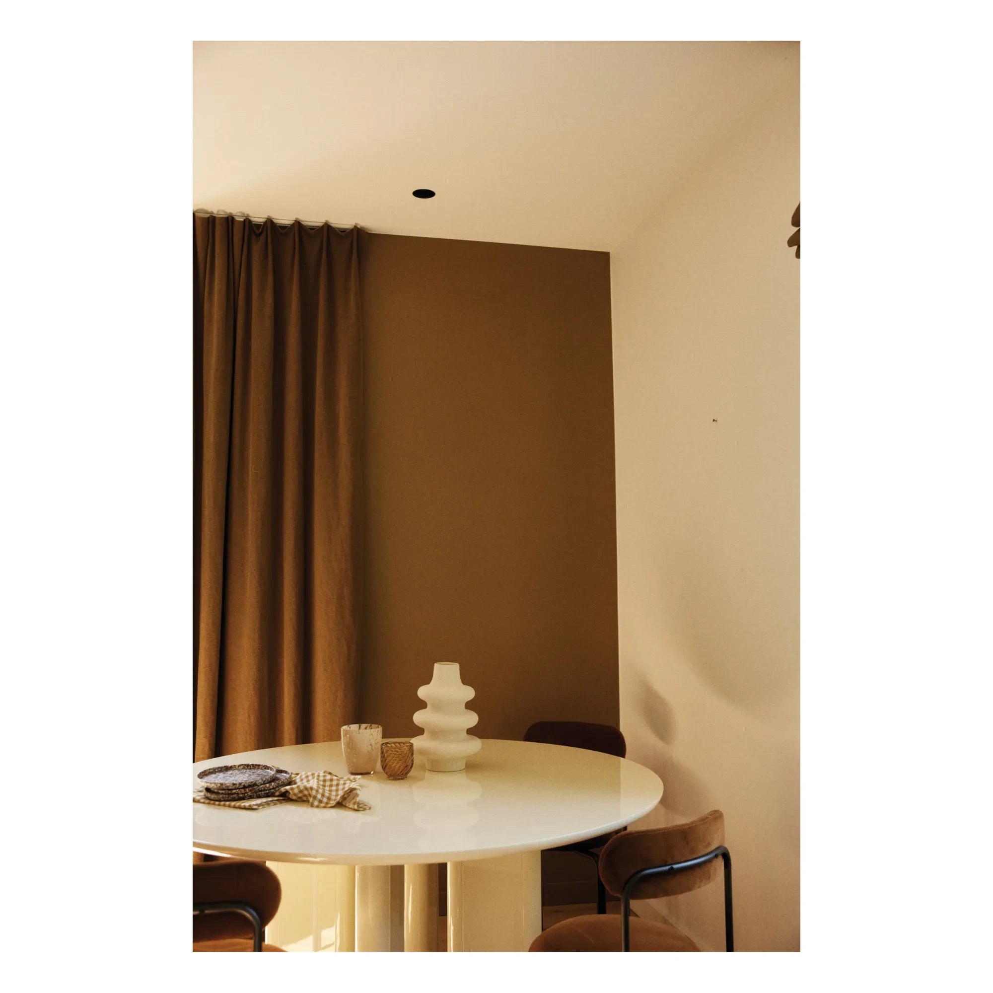 Gabrielle Paris - Joe runder Esstisch | Creme