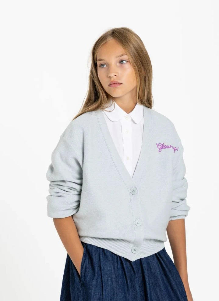 Smallable Kid - Alvi Glow Up Wolle Strickjacke | Hellblau