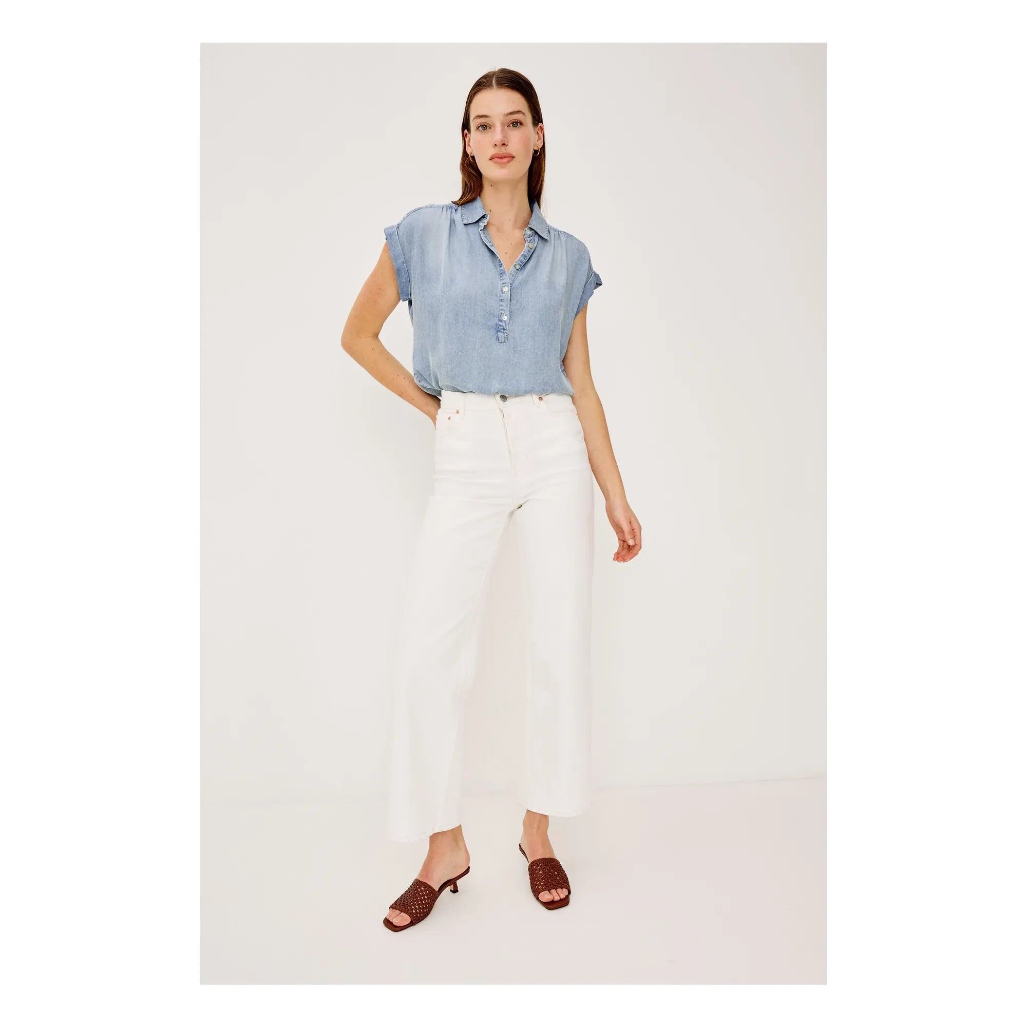 Rails - Tuscany Bluse | Denim Blau