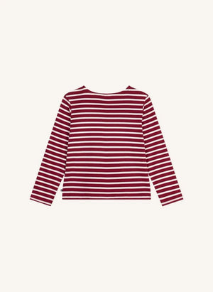Petit Bateau - Organische Baumwoll-Button-Collage | Rot