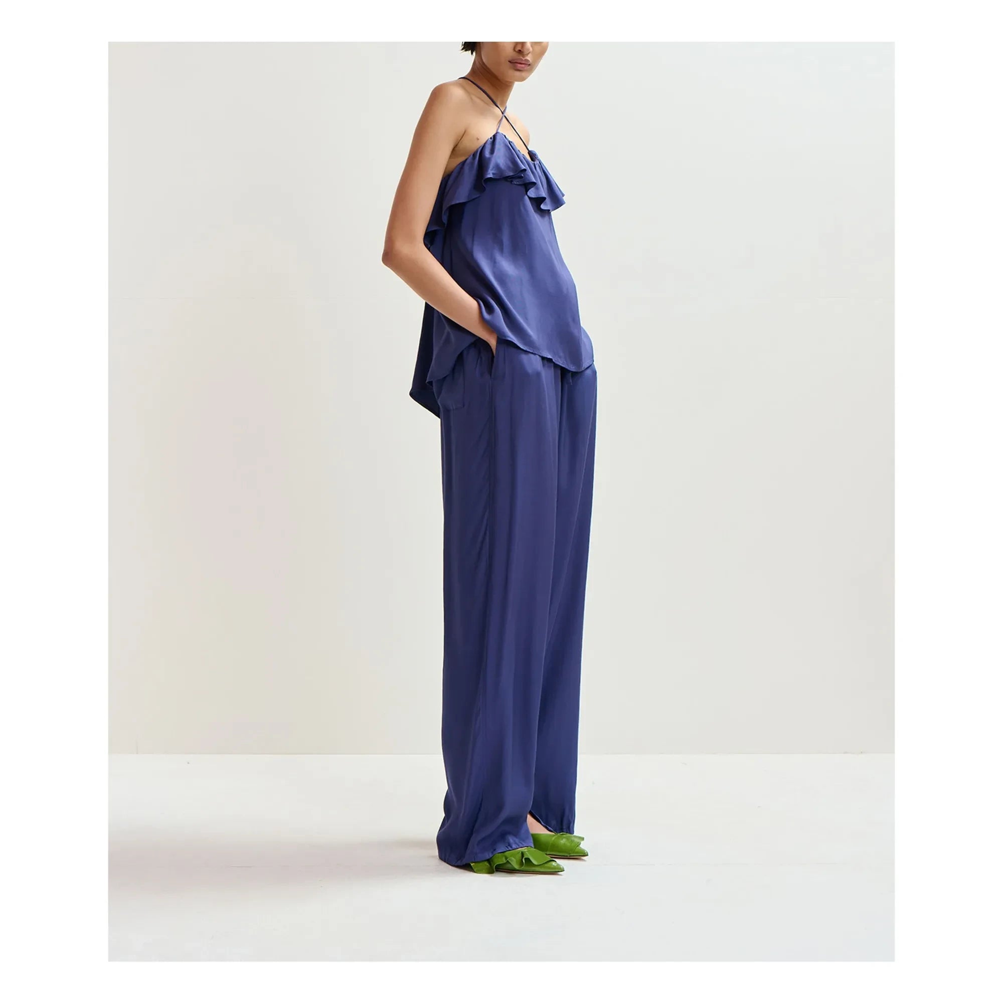 Essentiel Antwerp - Blaues Janielle Oberteil