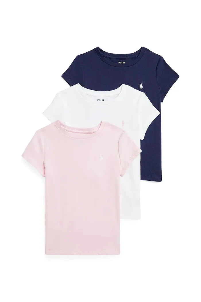 Polo Ralph Lauren Çocuk Pamuklu Tişört (3'lü)