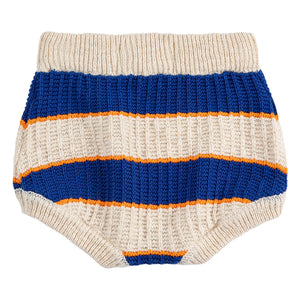 Bobo Choses - Gestreifte Bloomers aus Bio-Baumwollstrick | Ecru