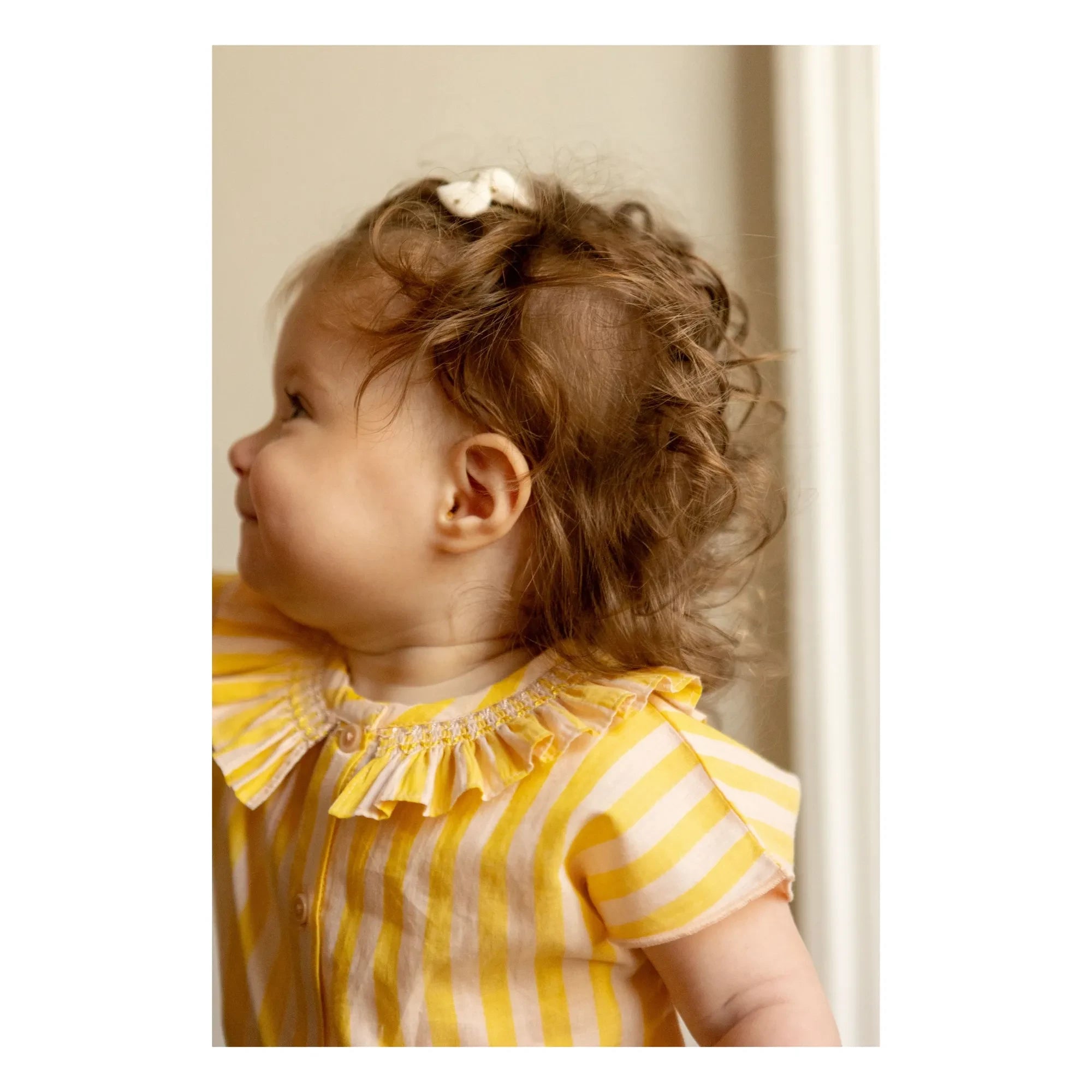 Louis Louise - Nilah Gestreifte Bluse | Gelb