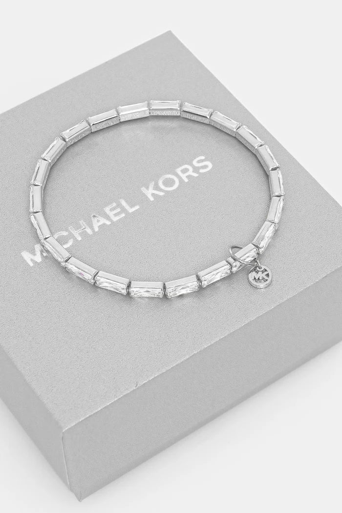 Michael Kors kadın pirinçten zirkon tenis bileklik