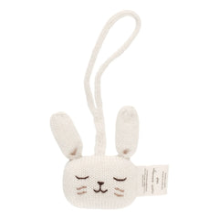 Main Sauvage - Hase-Greifling mit Clip | Ecru