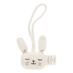 Main Sauvage - Hase-Greifling mit Clip | Ecru
