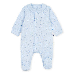 Petit Bateau - Pyjamas Dors Bien Etoiles Tubique Pamuklu Organik | Açık mavi