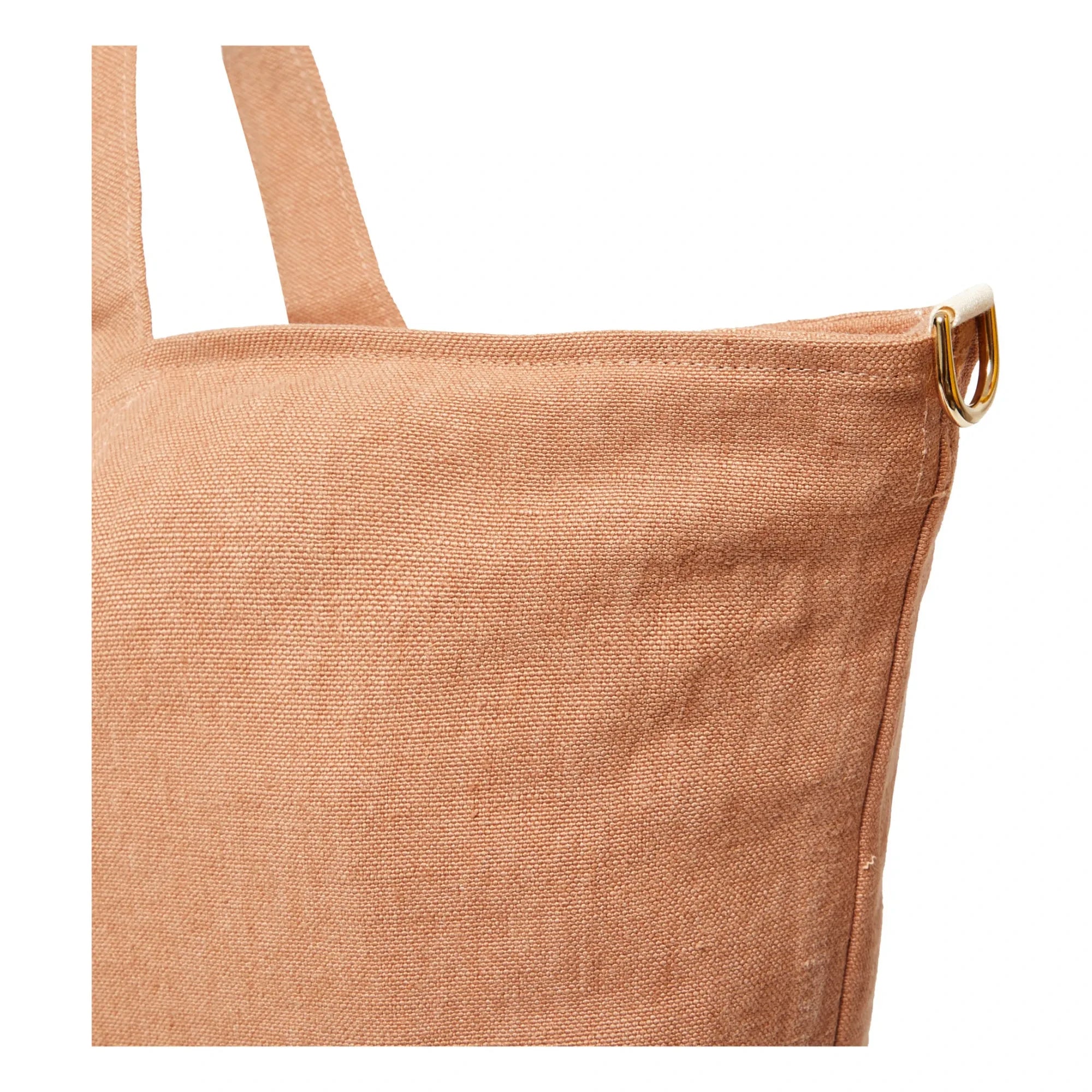 Adorna - Leinen-Clutch | Terrakotta