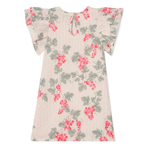 garbo&friends - Gerafftes Kleid Raisin Volant | Ecru