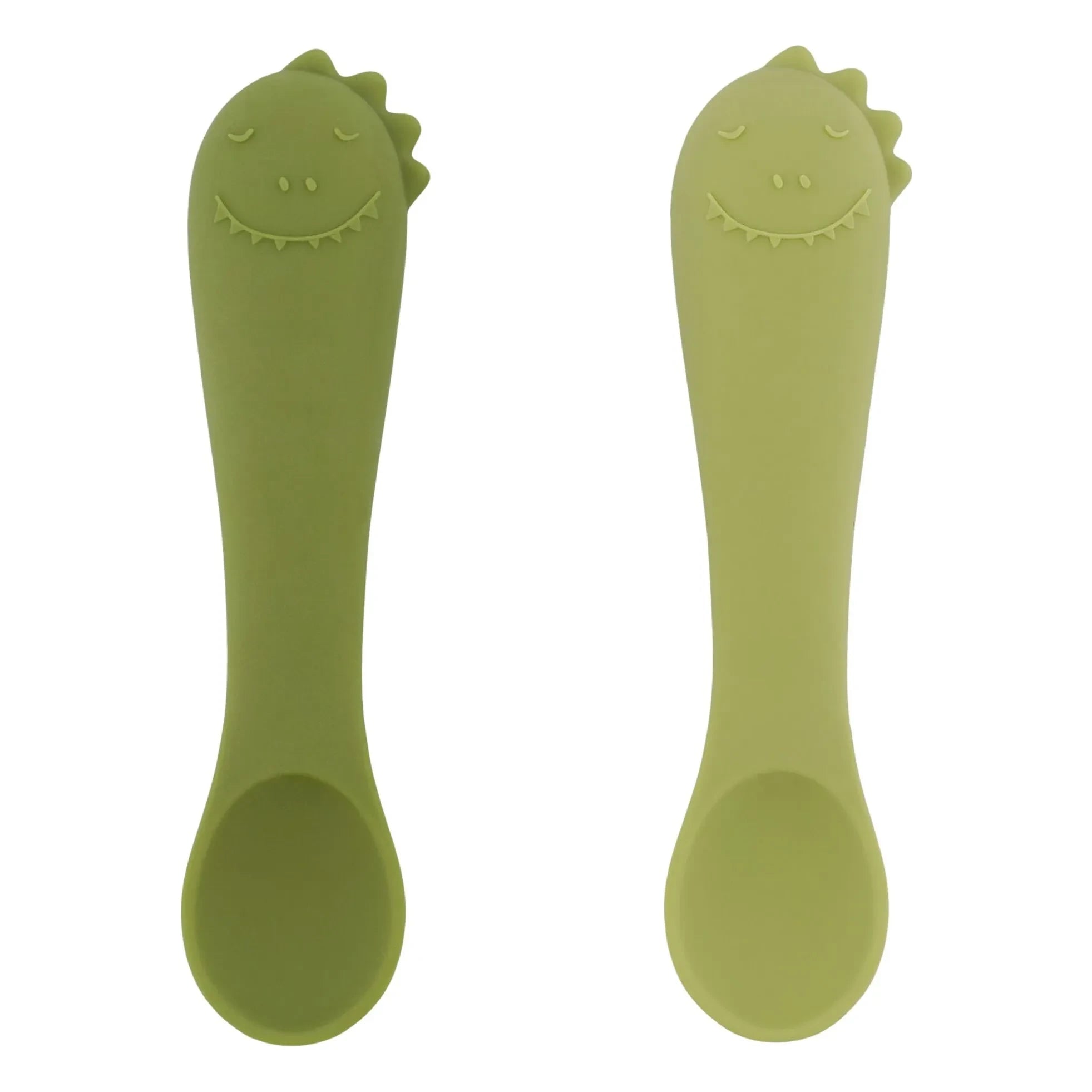 Trixie – Mr. Dino Baby-Löffel – 2er-Set | Grün
