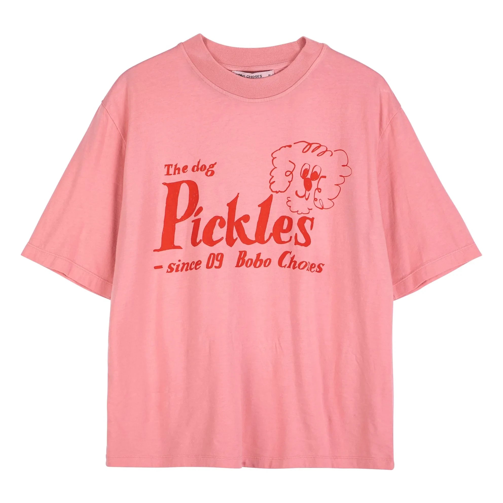Bobo Choses - T-Shirt aus Bio-Baumwolle „The Dog Pickles“ | Rosa
