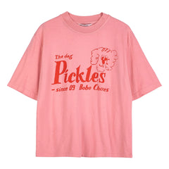 Bobo Choses - T-Shirt aus Bio-Baumwolle „The Dog Pickles“ | Rosa