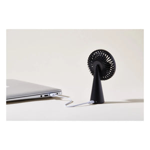 Lexon - Wino Mini Tragbarer Induktionsventilator | Schwarz