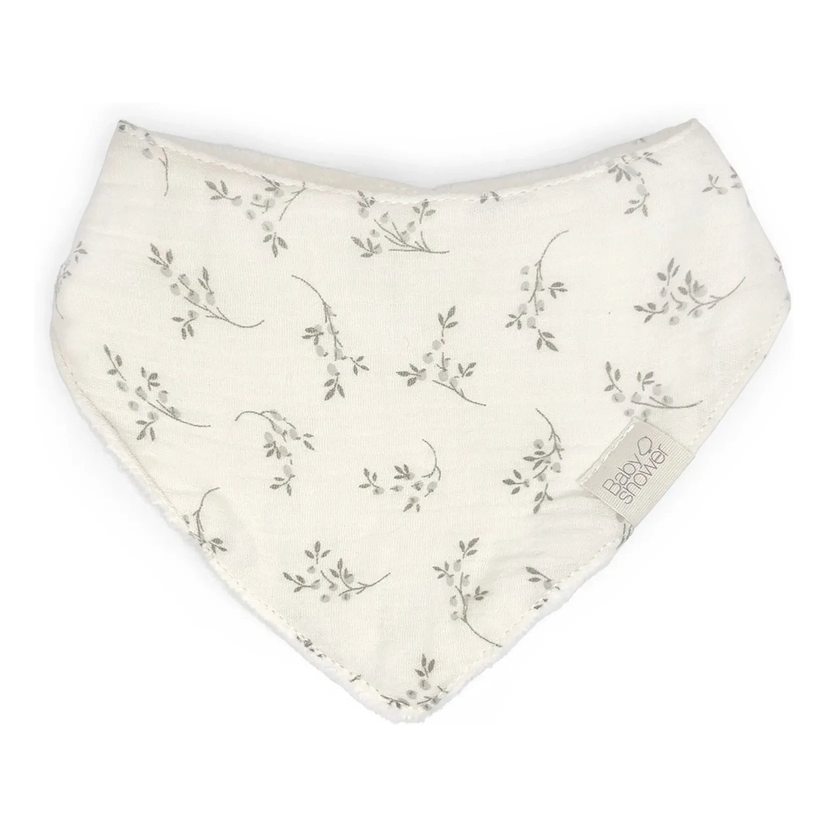 Babyparty - Halstuch Olive Bloom | Ecru