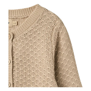 Weizen - Magnella Bio-Baumwoll-Cardigan | Ecru